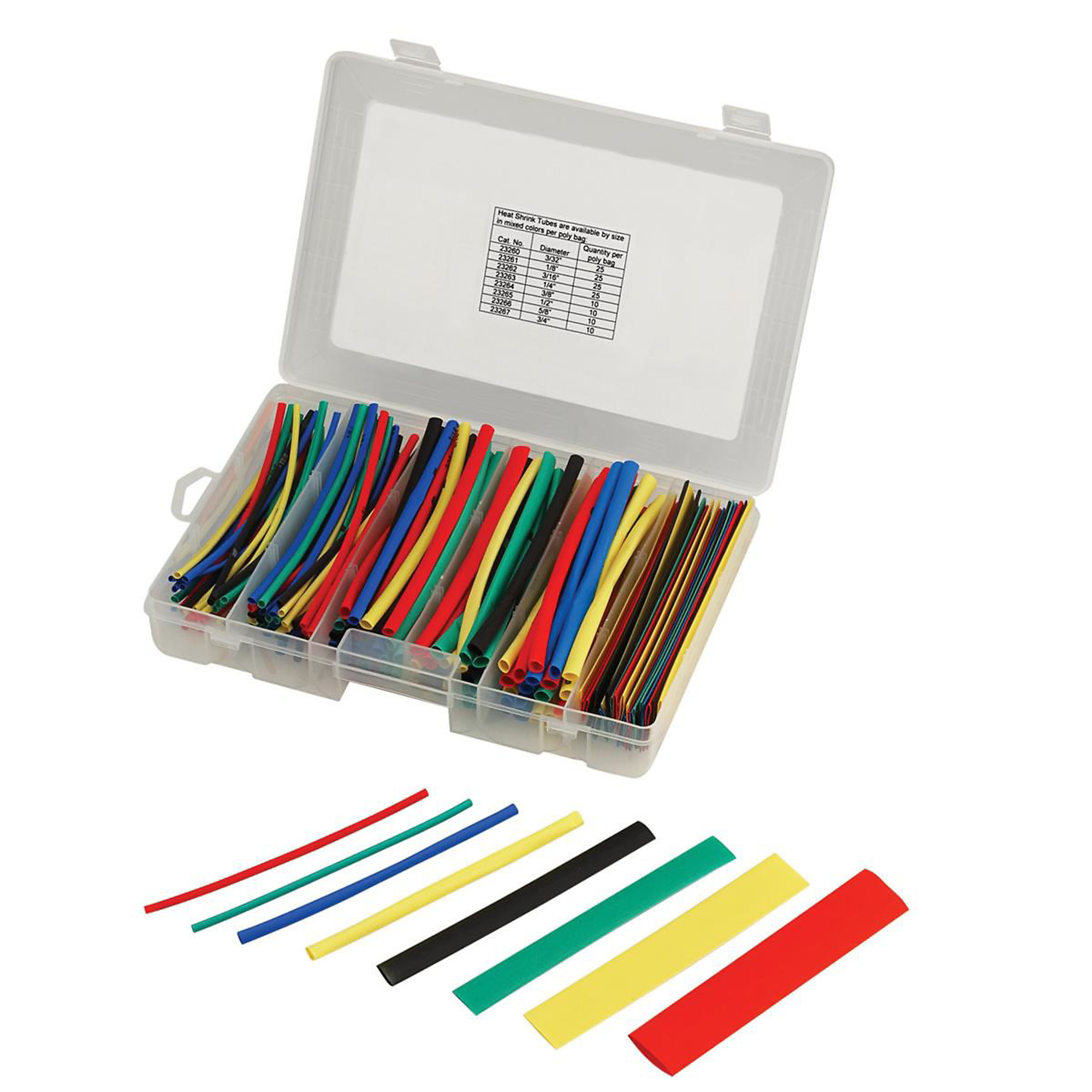 SG Tool Aid Heat Shrink Tube Assortment — 3-in-1, Strips, Crimps, Cuts, Model# SGT23250